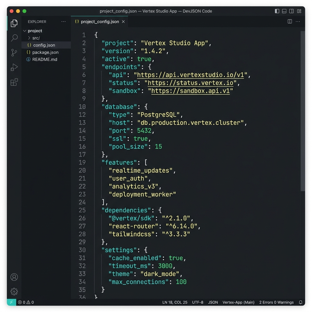 Developer Tools Interface